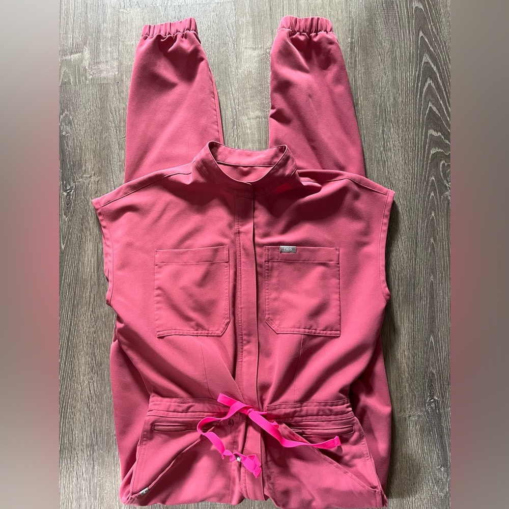 Figs scrubs Rafaela Cargo Jumpsuit QUARTZ BCA XS
